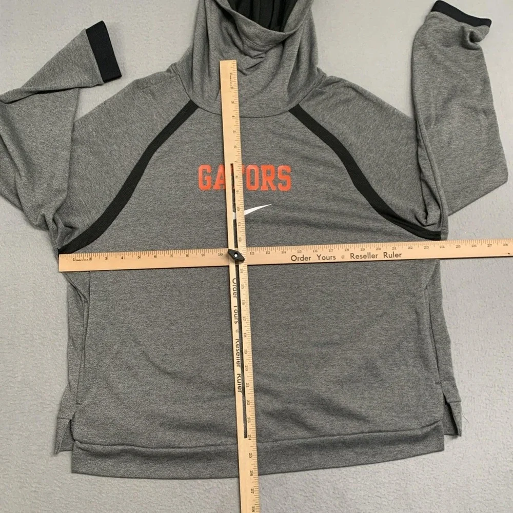 Florida Gators Hoodie Men's XL Gray Lightweight Dri-Fit Kangaroo Pocket